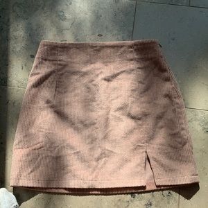 princess polly pink corduroy mini skirt